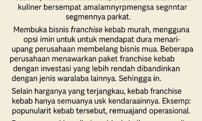 Franchise Kebab Murah