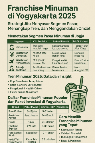 Franchise Minuman di Yogyakarta 2025