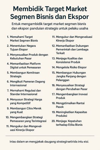 Menghubungkan Segmentasi Pasar