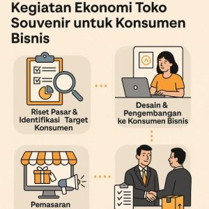 kegiatan ekonomi toko souvenir