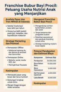 Franchise Bubur Bayi Procil