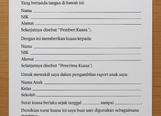 Surat Kuasa Resmi